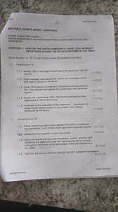 Question 1: How did the United Democratic Front (UDF) intensify... | Filo