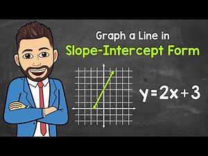 Graph a Line in Slope-Intercept Form | Math with Mr. J