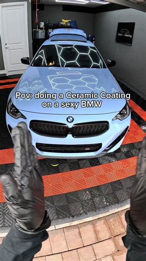 8–9 HOURS. ONE STEP PAINT CORRECTION. 3–5 YEAR CERAMIC COATING. 😮🔥🔥 This BMW came in needing real love — not a quick polish, not a “spray ceramic,” but actual paint correction and long-term protection. We performed a 1-step paint correction to remove swirls, light scratches, and oxidation, restoring deep gloss, sharp reflections, and that true BMW shine ✨ Then we locked it in with a professional 3–5 year ceramic coating, giving it insane gloss, hydrophobic protection, UV resistance, and easie