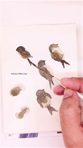 Creative 😎 Watercolour hacks 🤩! #art #painting #watercolor #creative #hack #shorts