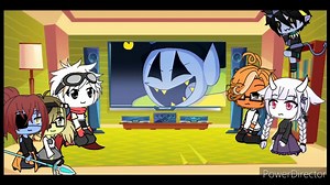 Undertale react to sans Vs jevil and 'some stuff' Gacha life part 5