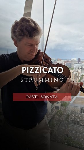 James Ehnes on Instagram: "Pizzicato - there's different kinds which you can find in the violin repertoire. Here's a strumming variation, found in Ravel's sonata!"
