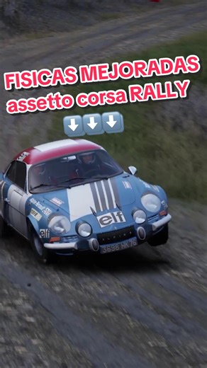 Han mejorado las físicas de ASSETTO CORSA RALLY con la última actualización 😱 mejoras notables en la suspensión, frenada y manejo 💪🏼 vídeo completo ➡️ link bio • • #rally #assettocorsa #videojuegos #gameplay #alpine