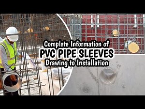 Plumbing Installation Details: PVC Sleeves in Plinth Beam