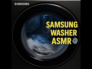 ASMR Samsung Washer 🌀 Relaxing Laundry Sounds