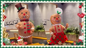 Inflatable Costume for Adult Christmas Gingerbread Halloween Blow Up Costumes Gingerbread Man for Women Funny Cosplay Party (Men Gingerbread)