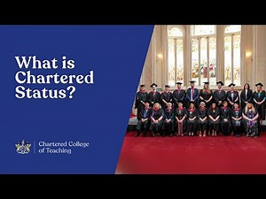 An introduction to Chartered Status