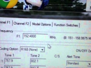 Motorola Minitor V Programming Demo
