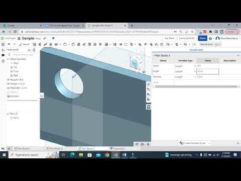 POE 1.2.2 Parametric Modeling in Onshape