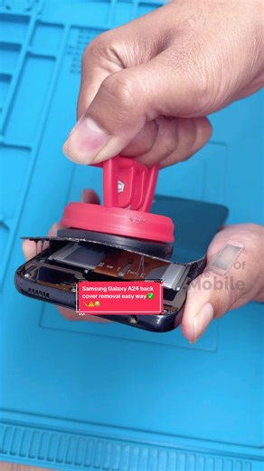 ‏Samsung Galaxy A24 back cover removal easy way ✅🪛⚠️😱