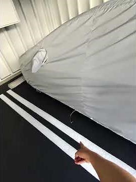 Pro Tip For Locking A Car Cover With A Cable Lock