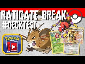 Pokémon TCG - Raticate BREAK + Ariados Deck! #DECKTEST