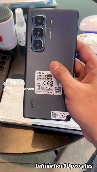 Infinix Hot 50 Pro Plus Screen Protector Installation