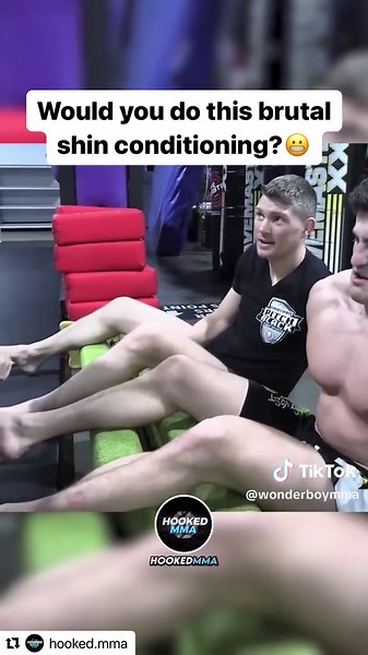MMA Shin Conditioning Techniques with Houston Jones