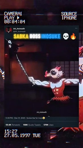 Lord Inosuke ❌ Darinda Inosuke✅ #demonslayer #inosuke #kny #fyp #trending #viral