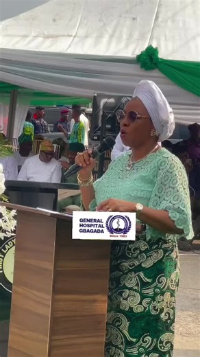 The Permanent Secretary, Ministry of Health @drdayolajide with her remarks at the welcoming of the 1st baby of the Year 2026 at General Hospital Gbagada, Lagos. #LagosHealth #GreaterLagosRising #ghgbagada #ghgbagadanews