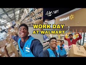 WORK DAY IN MY LIFE at WALMART! | J1 work and travel vlog