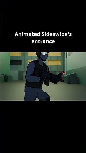 Animated Sideswipe's Entrance #transformers