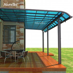 Hot Sale Factory Direct Sun Shade Awning Pergola Polycarbonate Front Door Canopy - Buy door canopy, awning canopy, front door canopy Product on Aluminum Pergola-AlunoTec