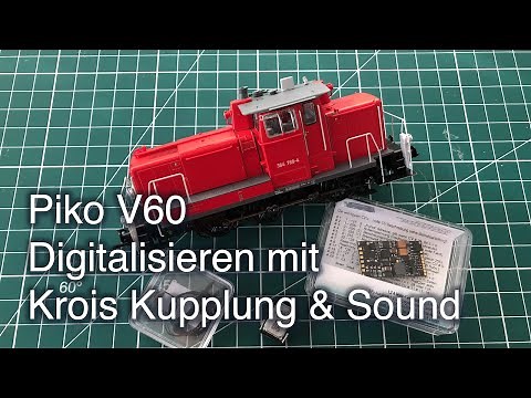 Pikos 52820 analoge 364 mit Digitaler Kupplung von Krois MK1 und Zimo Sound-Decoder digitalisieren