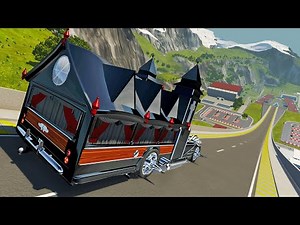 Which Automation Mod Can Fly The Furthest On Car Jump Arena? PART 30 - BeamNG Drive Mods