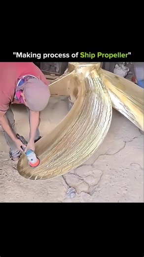 SCIENCE | HISTORY | FACTS | EXPERIMENT on Instagram: "“Ever wondered how massive ship propellers are made to push thousands of tons across the ocean? 🌊 Let’s dive into the process!” ⚙️ 💡 Point-by-Point Description: 1️⃣ Design & Blueprint: Engineers start by creating 3D computer models that calculate perfect blade angles and balance for maximum thrust. 🧠💻 2️⃣ Mold Creation: A sand or metal mold is built to shape the molten alloy precisely into the huge, curved blad