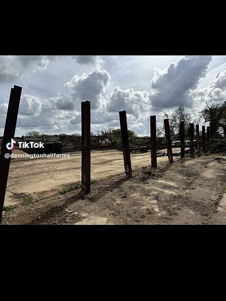 New Cattle Building for Winter Calves at Dennington Hall