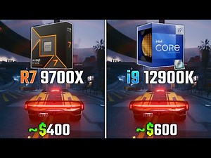 RYZEN 7 9700X vs INTEL i9-12900K | Test in 6 Games
