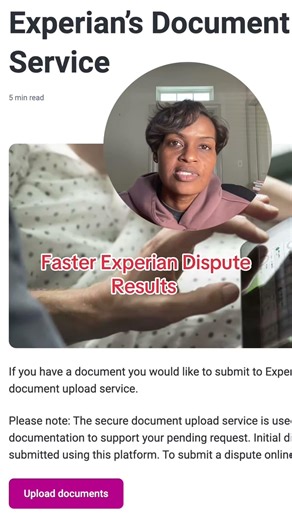 Faster Experian Results