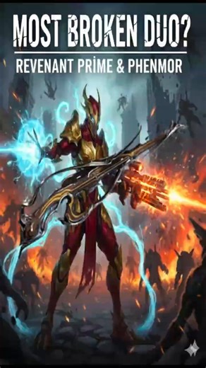 PHENMOR + REVENANT = UNSTOPPABLE! #warframe #shorts