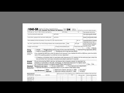What is the Standard Deduction for Seniors 65 and Over for 2024 Taxes?