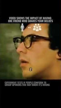 🤯 Famous Social Experiment! #socialexperiment #solomon #experiment #psychology #conformity