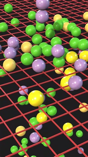 3D Animations balls falling🤩😍🤩! Hypnotic 3D Loops! #113 Satisfying when they drop together #shorts