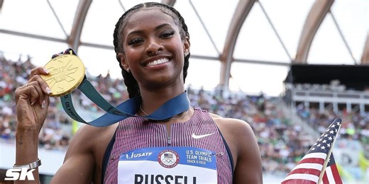 "Had the worst season of my life and I'm now a freaking Olympian"- Masai Russell shares an inspirational story behind her Paris Olympics qualification