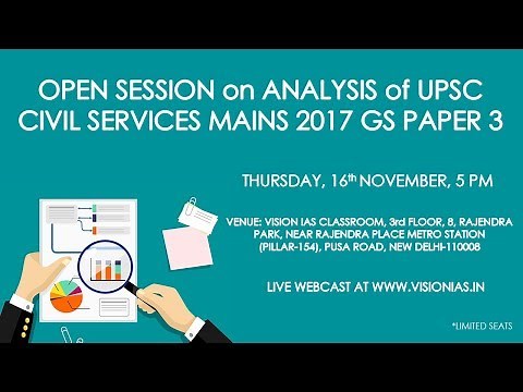 Analysis of UPSC Civil Services Mains 2017 GS Paper III