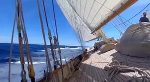 Atlantic Schooner max speed🔝 #schoonersailing #sailing #classicsailing #atlanticsailing #sailing⛵️ | Sail Republic