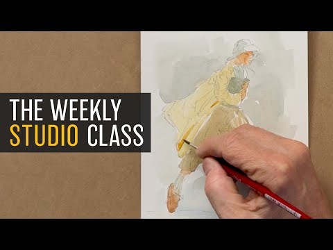 Your Weekly Studio Class: Drawing initial Loomis head structures