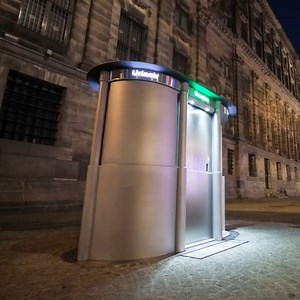 4.3M views · 103K reactions | Here's a bathroom on the streets for when you really need it. https://chdr.tv/popup830be | Cheddar Gadgets | Facebook