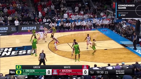 Arizona vs. Oregon - Second round NCAA tournament extended highlights