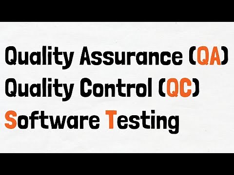 What is the difference between QA(Quality Assurance), QC(Quality Control), and Testing?