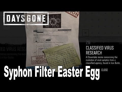Days Gone - Syphon Filter Easter Egg [HD 1080P]