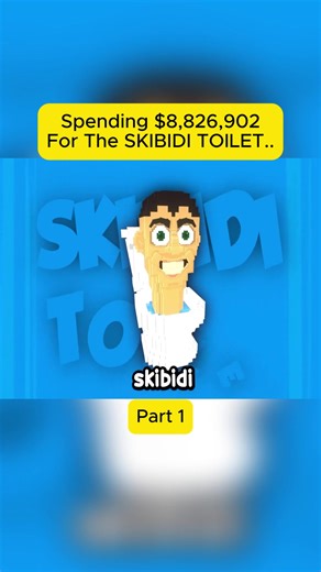 Spending $8,826,902 For The SKIBIDI TOILET.. Part 1 #foltyn #roblox #fyp #foryoupage #trending