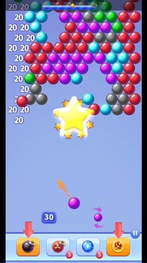 Level 38 bubble shooter game #trending #games #games #viralvideo #gameplay