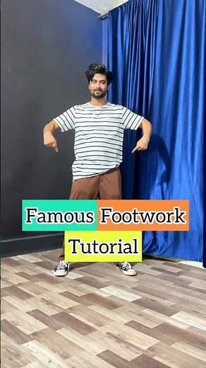 Famous Footwork Dance Step Tutorial 🔥 #shorts #dancetutorial #footwork
