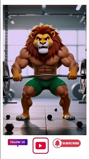 🦁 Lion Beast Hits the Gym 💪🔥