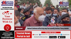 6.4K views · 422 reactions | National Conference will not stay away from assembly elections Farooq Abdullah | Jkupdate News | Facebook