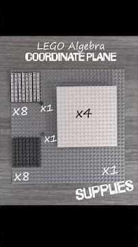 DIY LEGO Algebra Coordinate Plane