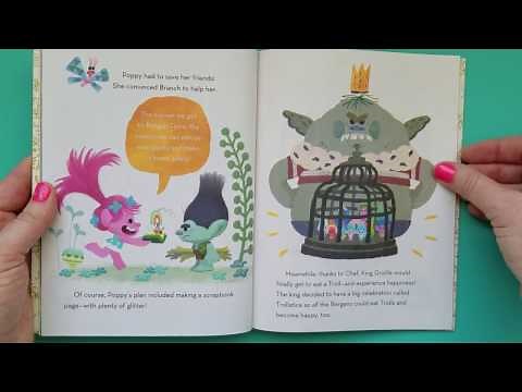 Trolls Read Aloud Story Book Little Golden Book Dreamworks Story