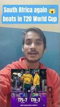 South Africa dominated against New Zealand 😱 t20 World Cup #cricket #worldcup #shorts