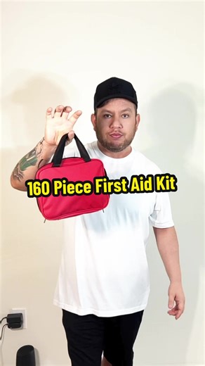 Comprehensive 160 Piece First Aid Kit